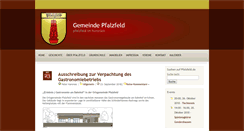 Desktop Screenshot of pfalzfeld.de